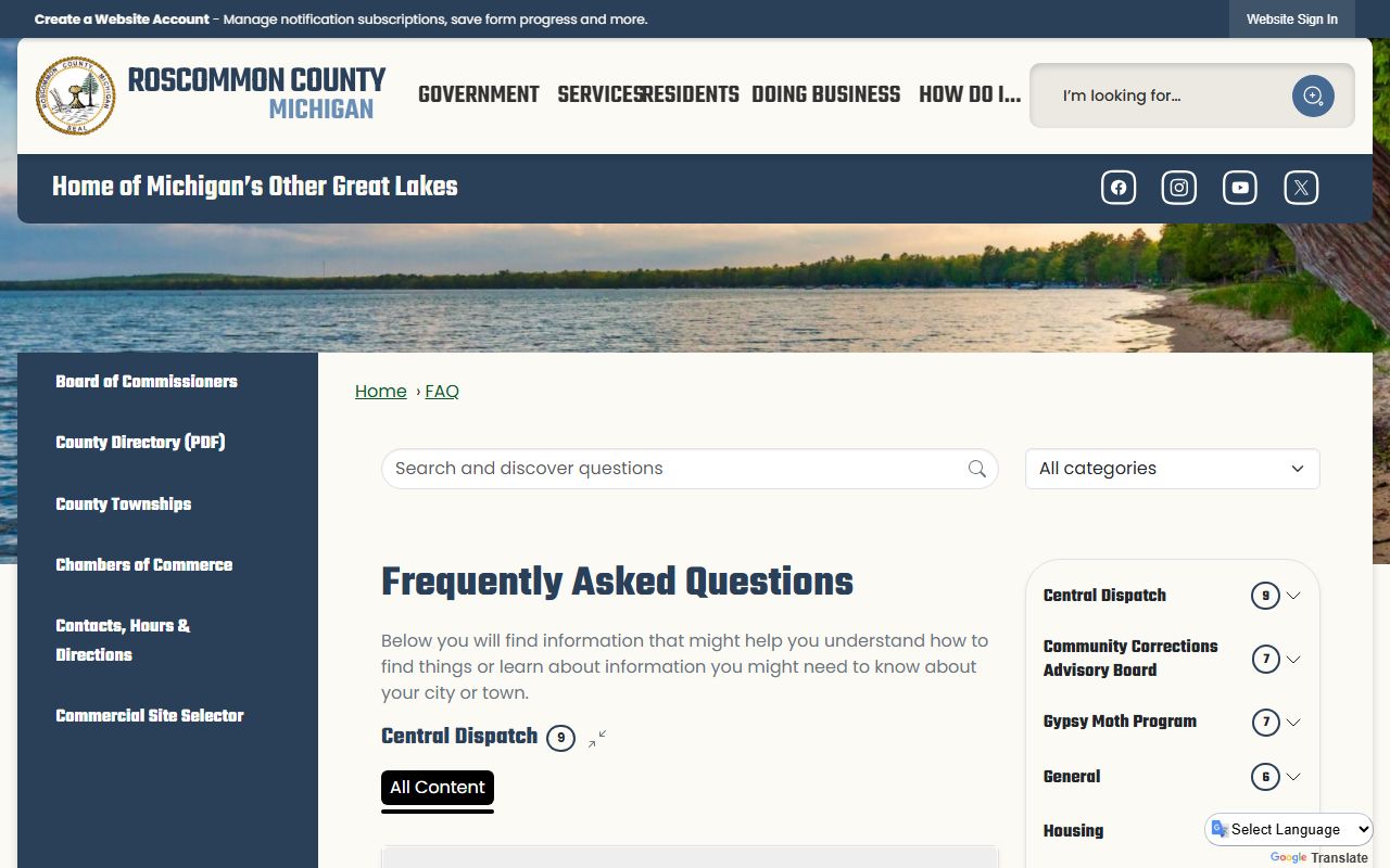 Roscommon County Clerk records and Register of Deeds duties on the county FAQ
